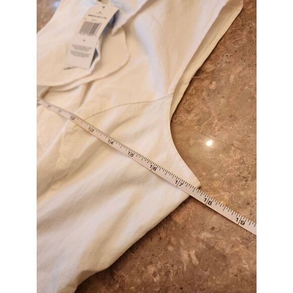 Tommy Hilfiger NWT cotton ruffle front sleeveless dress size medium - Picture 5 of 9